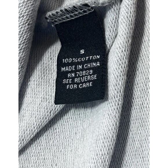 Carbon Mens Short Sleeve Sweatshirt Size S Small Hoodie Colorblock Excellent - Picture 6 of 7